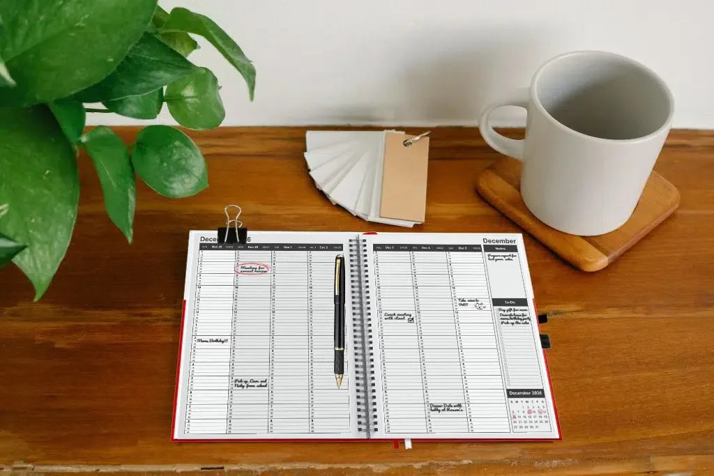 2021 Weekly Planner – 8x10 Appointment Book, Elite Organizer & Agenda With Vinyl Cover 2 thumbnail image
