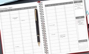weekly and monthly planner 