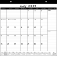 Minimalist Monthly Refrigerator Calendar 2021 2022