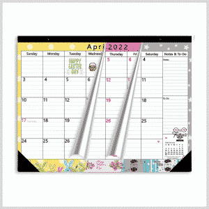 colorful magnetic calendar