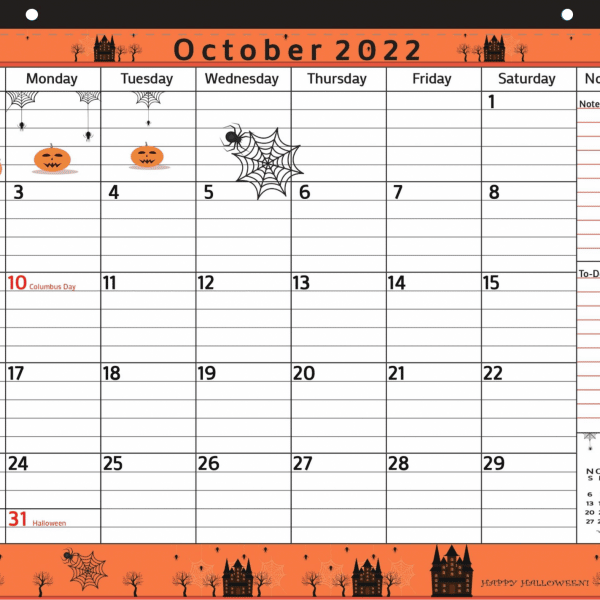 free october 2022 calendar