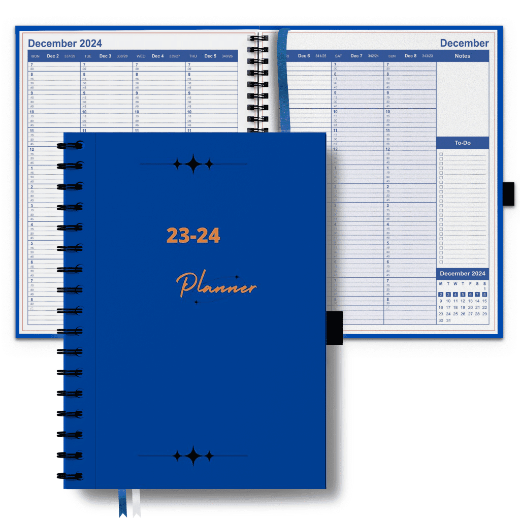 Hourly Planner by StriveZen, Weekly and Daily Scheduling Calendar, with