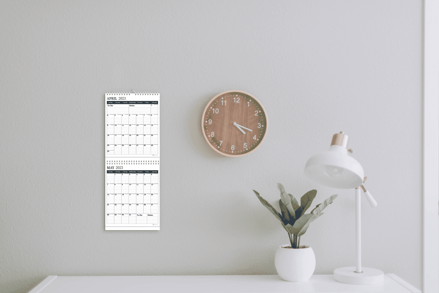 2023-2024 2-Month Wall Calendar, Move-A-Page - StriveZen