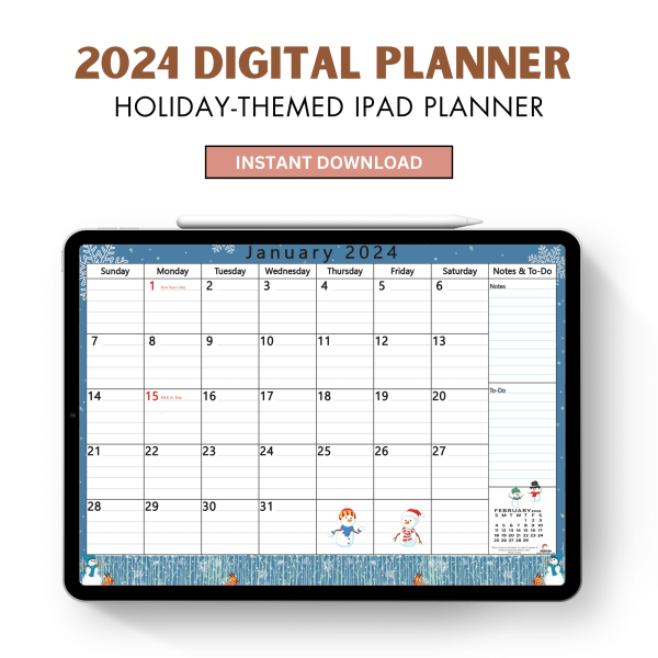 2024 digital and printable planner