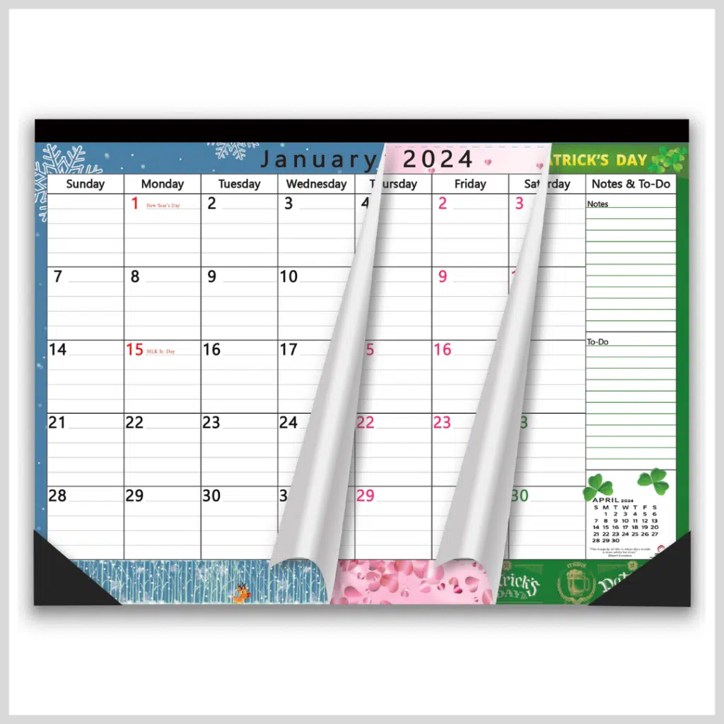 magnetic calendar 2024