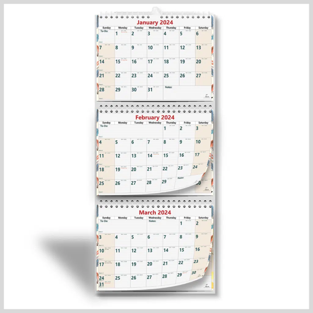 wall calendar 2024