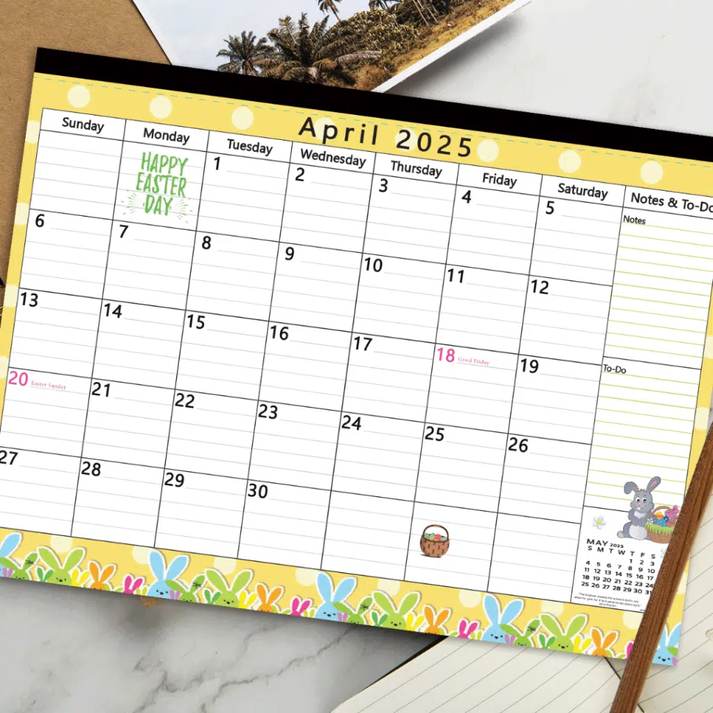 magnetic calendar 2024