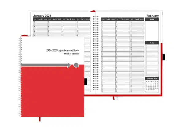 Blueline 2024 Traditional Daily Planner - 8 X 5, Bilingual English/French, January-December, Perfect Binding, Blue 6 thumbnail image