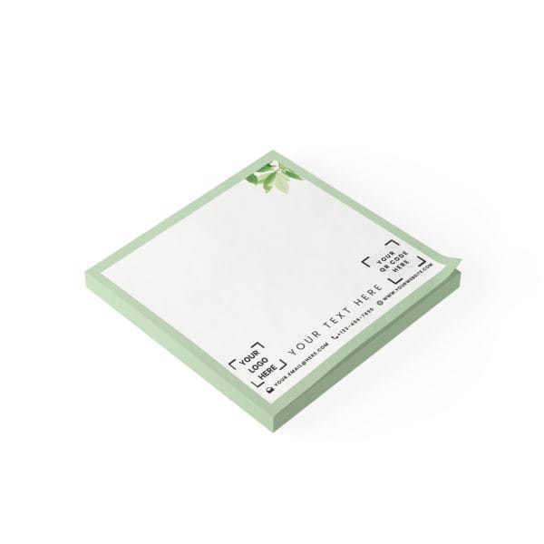 Personalized sticky note pads for office use