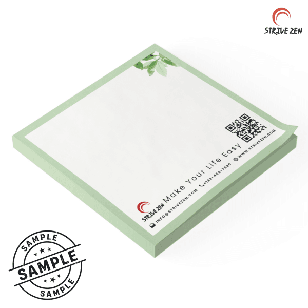 Custom Branded Post-it® Note Pads – Promotional Sticky Notes with Logo, QR Code & Contact Info | Personalized Office Gifts | 3x3 & 4x4 - Image 5