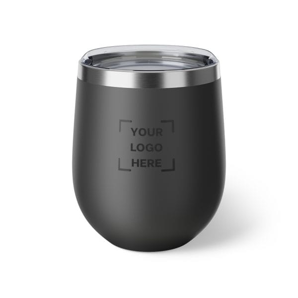 Promotional Custom Personalized Insulated Wine Cup – 12oz Copper Vacuum Tumbler, Corporate Gift - Image 3