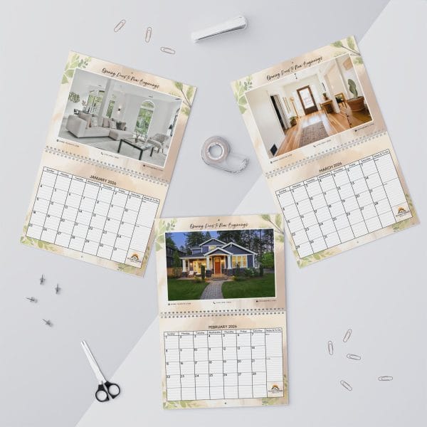Promotional Custom Personalized Wall Calendar 2026 – Botanical Floral Theme - Image 7