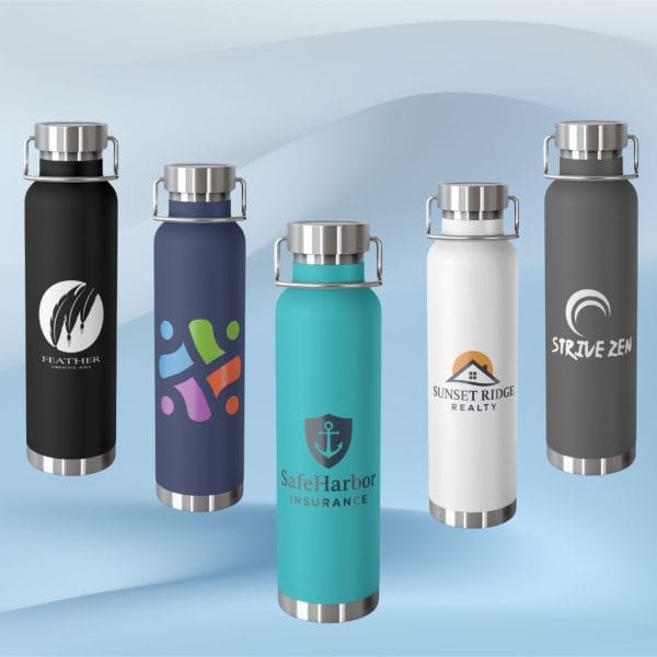 Promotional Custom Personalized Copper Vacuum Insulated Water Bottle – 22oz Travel Mug, Eco-Friendly Branded Gift - Image 12