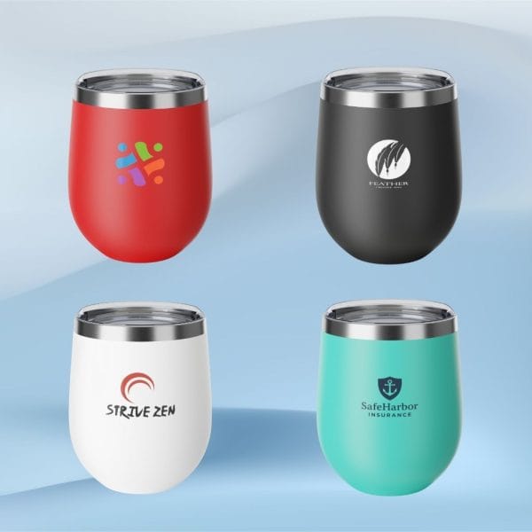 Promotional Custom Personalized Insulated Wine Cup – 12oz Copper Vacuum Tumbler, Corporate Gift - Image 6