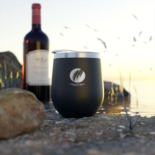 Promotional Custom Personalized Insulated Wine Cup – 12oz Copper Vacuum Tumbler, Corporate Gift - Image 8