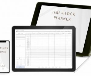 digital time blocking planner